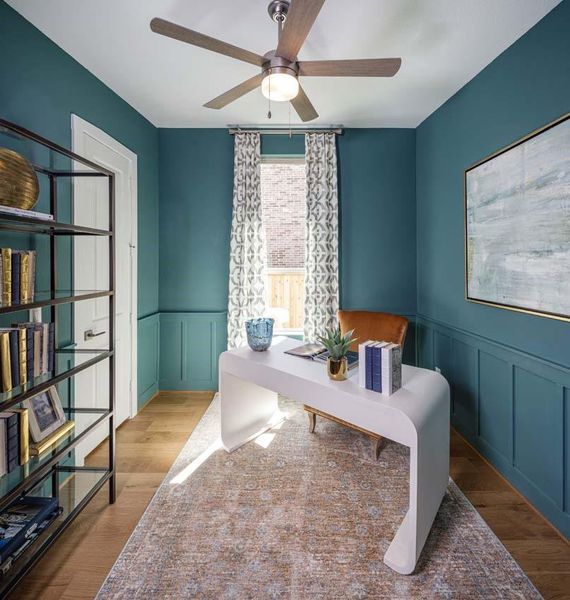 Furnished interior view inside a new home in Woodforest Townhomes, Montgomery (Image 31).
