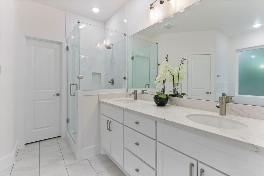 Furnished interior view inside a new home in , Prairie View (Image 10).