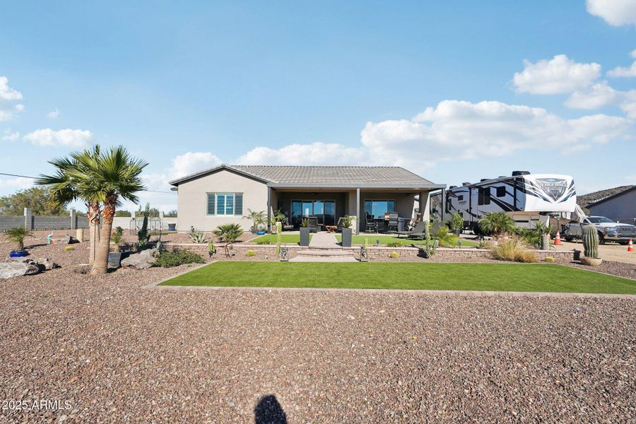 Backyard view from Firepit Backyard view from Firepit