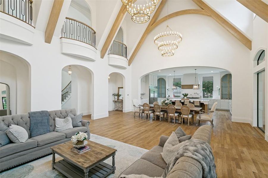 Furnished interior view inside a new home in , Keller (Image 30).
