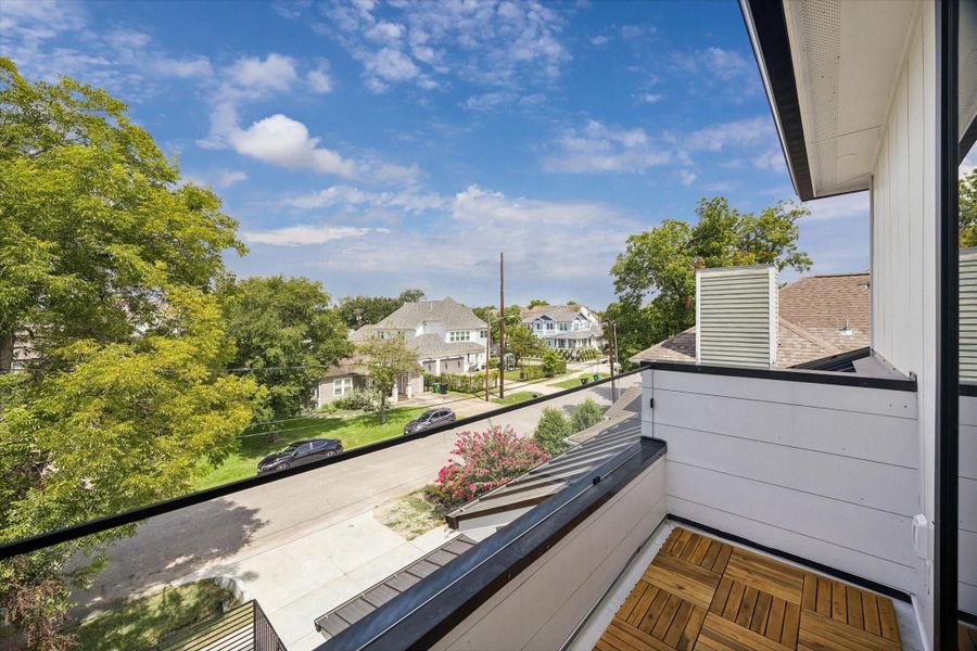 Exterior details and patio area of a home in , Houston (Image 2). Exterior details and patio area of a home in , Houston (Image 2).