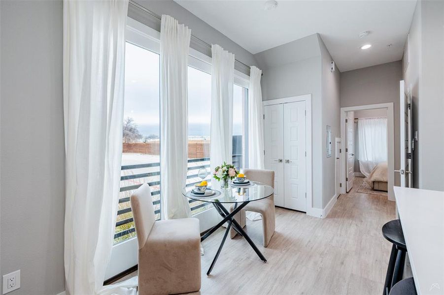 Furnished interior view inside a new home in , Fort Worth (Image 14).