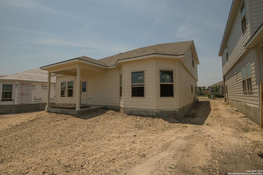 Front exterior of a new home in Paloma Park, Converse, TX, highlighting curb appeal (Image 15). Front exterior of a new home in Paloma Park, Converse, TX, highlighting curb appeal (Image 15).