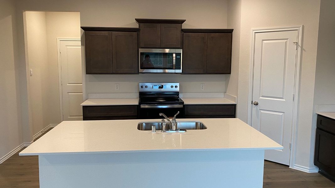 Furnished interior view inside a new home in Creeks at Burnett Trail, Canton (Image 6).