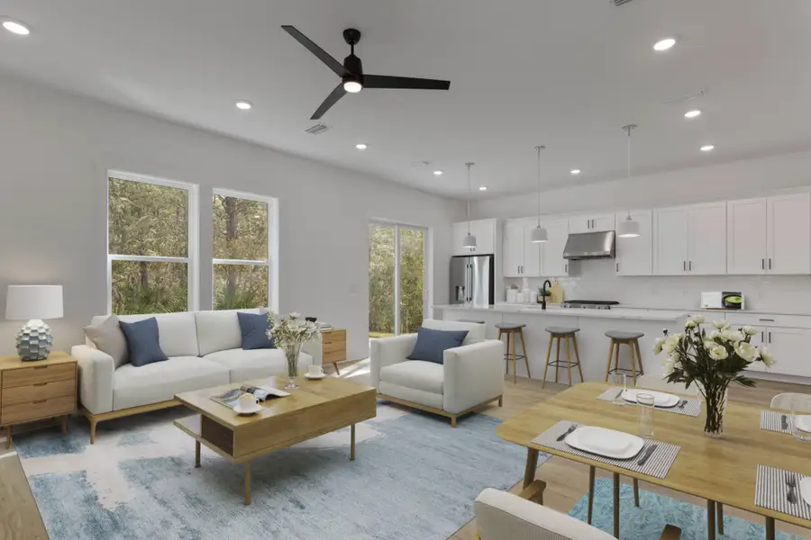 Representative furnished interior of a home built from the Piper by Brock Built in Nautilus Pointe, Inlet Beach (Image 14).