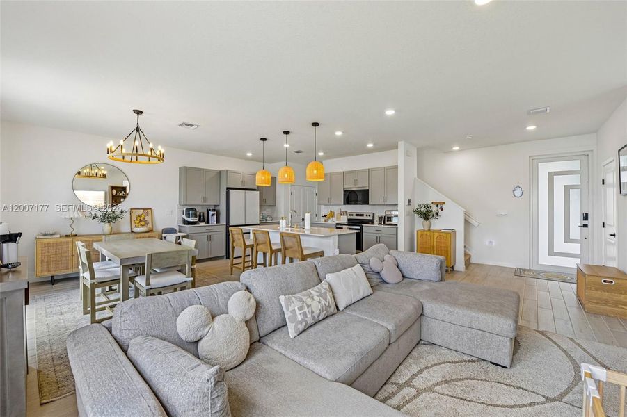 Furnished interior view inside a new home in Messina Place, Homestead (Image 34).