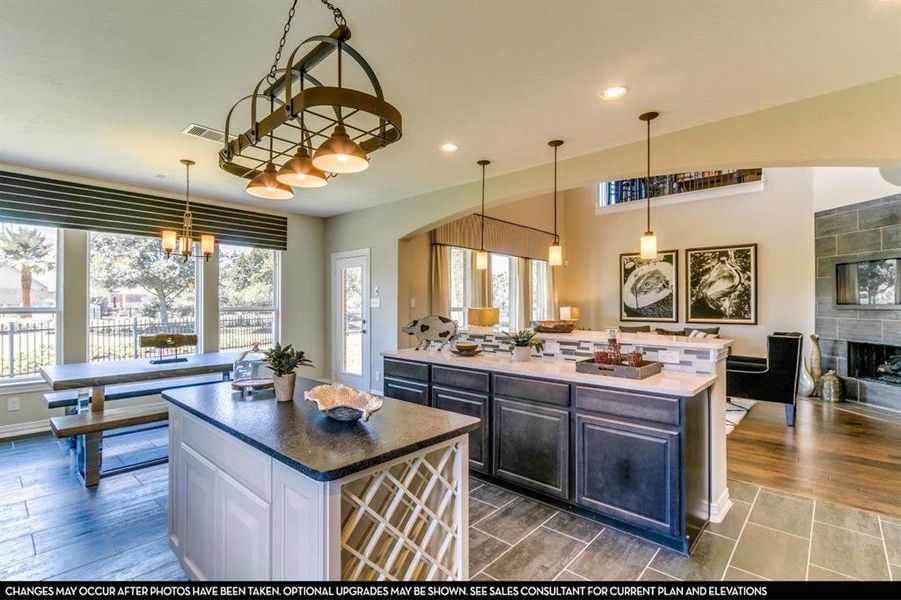 Furnished interior view inside a new home in Green Meadows, Celina (Image 9).
