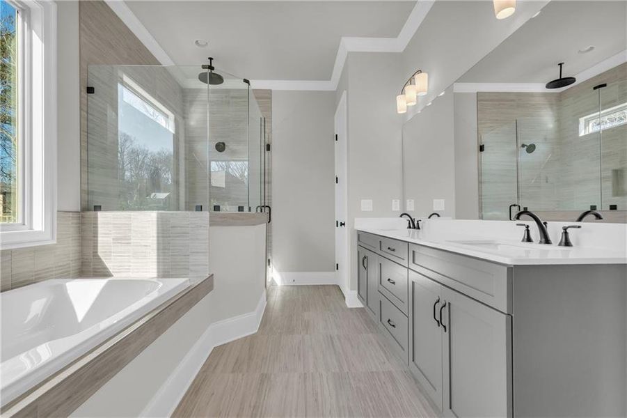 Furnished interior view inside a new home in , Gainesville (Image 17).