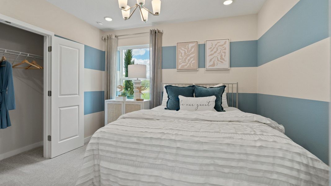 Ponte Vedra Model Secondary Bedroom at Willowbrook North by DRB Homes in Winter Haven FL Ponte Vedra Model Secondary Bedroom at Willowbrook North by DRB Homes in Winter Haven FL