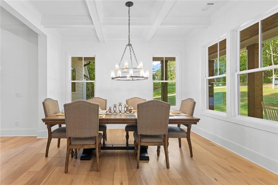 Furnished interior view inside a new home in , Ball Ground (Image 10).