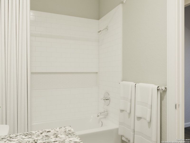Furnished interior view inside a new home in Katzer Ranch, Converse (Image 5).