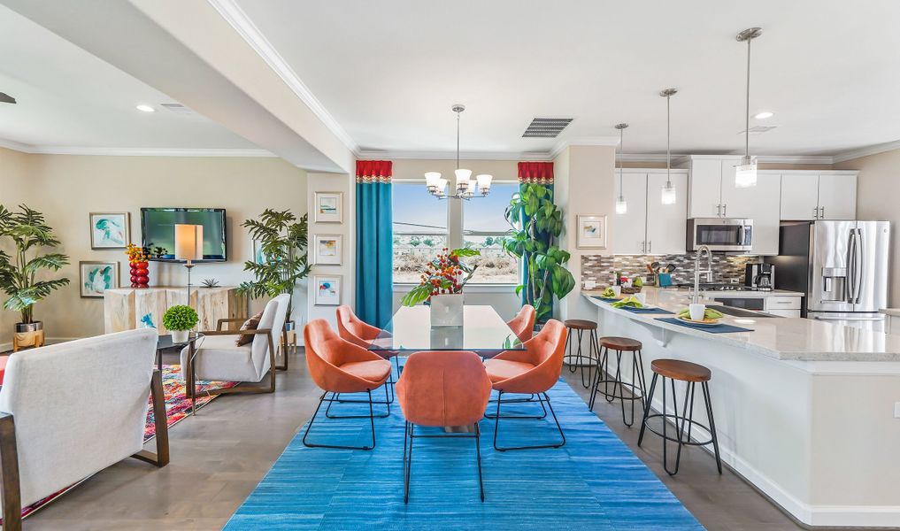 Dining room off kitchen