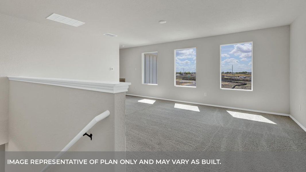 Spacious, unfurnished interior of a new home in Paramount, Kyle (Image 20).