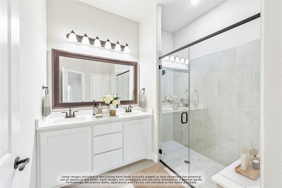 Furnished interior view inside a new home in Hampton Park, Glenn Heights (Image 27). Furnished interior view inside a new home in Hampton Park, Glenn Heights (Image 27).