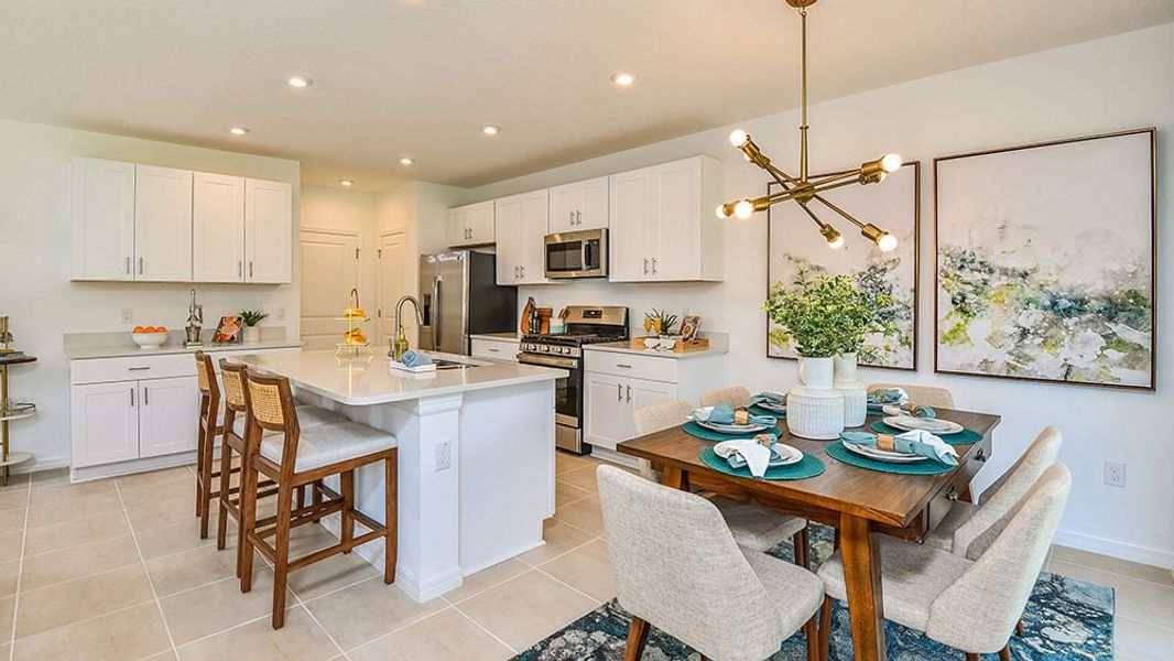 Furnished interior view inside a new home in Coasterra Community Group Page, Palmetto (Image 11).