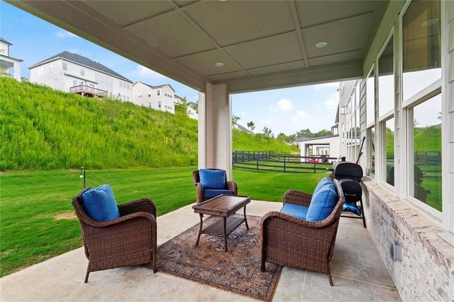 Exterior details and patio area of a home in , Woodstock (Image 3).