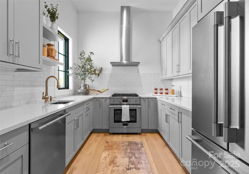 Furnished interior view inside a new home in , Weddington (Image 24).