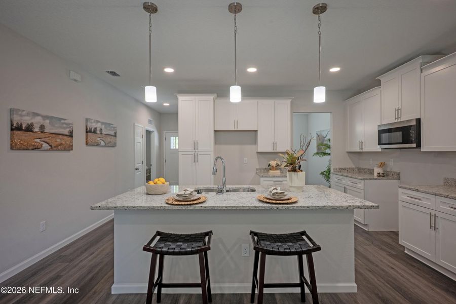 Furnished interior view inside a new home in , Jacksonville (Image 41).