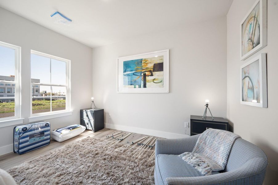 Furnished interior view inside a new home in Metro Village, Houston (Image 24).