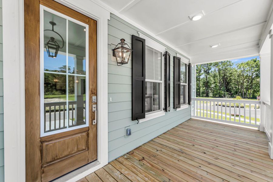 Exterior details and patio area of a home in Miller's Crossing, Johns Island (Image 4). Exterior details and patio area of a home in Miller's Crossing, Johns Island (Image 4).
