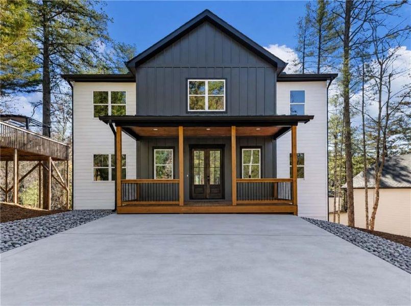 Exterior details and patio area of a home in , Helen (Image 19).