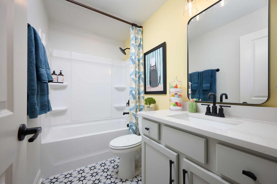 Representative furnished interior of a home built from the The Parton by David Weekley Homes in Heritage Green – The Classic Collection, Columbia (Image 6).