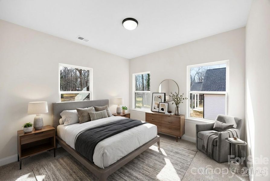 Furnished interior view inside a new home in , Kings Mountain (Image 15).