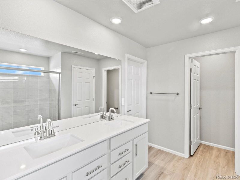 Furnished interior view inside a new home in Revere at Johnstown, Johnstown (Image 18).