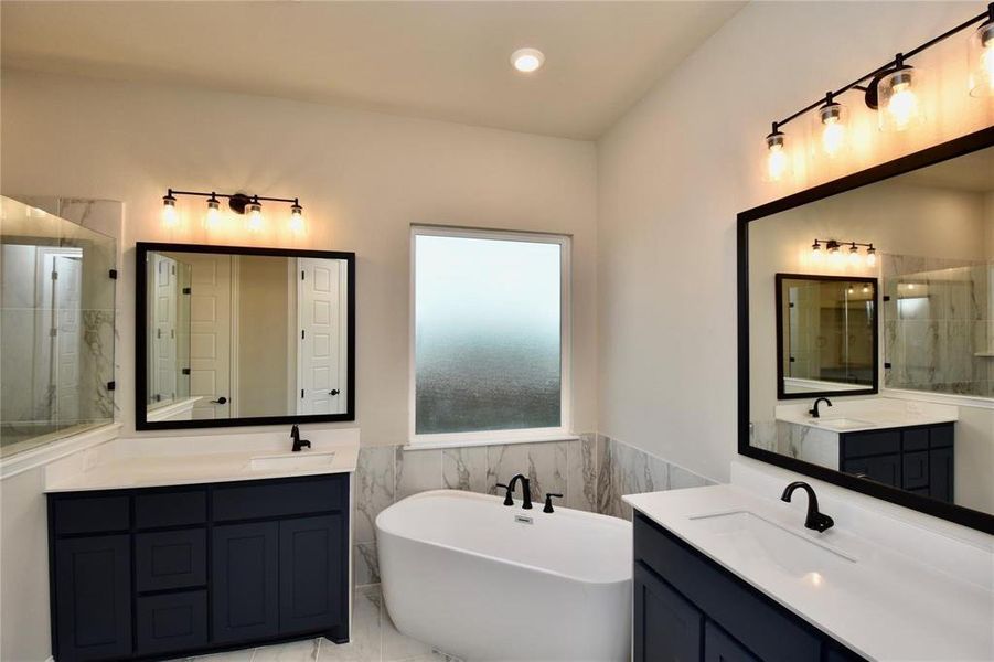 Furnished interior view inside a new home in , Prosper (Image 9).