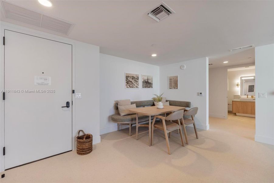 Furnished interior view inside a new home in , Miami (Image 14).