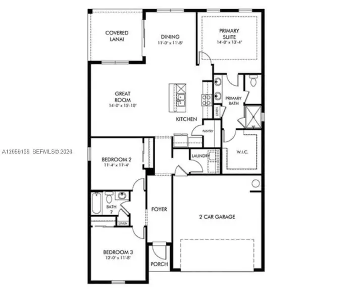 2D floor plan layout of this home in , Port St. Lucie, FL (Image 4). 2D floor plan layout of this home in , Port St. Lucie, FL (Image 4).