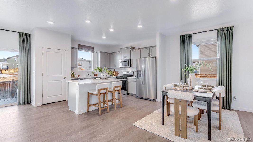 Furnished interior view inside a new home in Granary, Johnstown (Image 10).