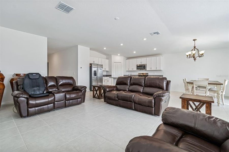 Furnished interior view inside a new home in Wind Meadows South, Bartow (Image 12).