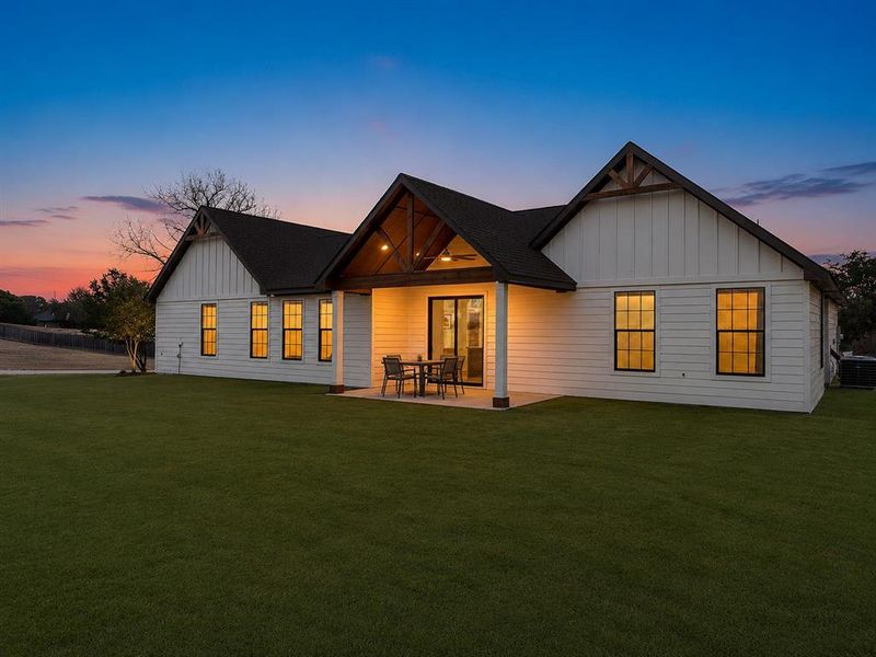 Exterior details and patio area of a home in , Granbury (Image 25). Exterior details and patio area of a home in , Granbury (Image 25).