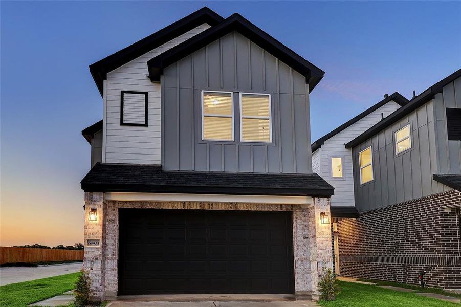 This home is in the final construction stage. Please visit our model home at 6410 Leopold Star Lane to see the builder's standard finishes. The Canary plan offers 1662 sqft with spacious 1st-floor living areas, a sizable yard and a well-placed 9 x 8 office space. Photos reflect similar finishes  from the same builder