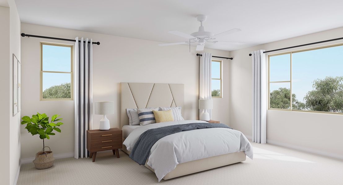 Representative furnished interior of a home built from the Sabino Plan 4506 by Tri Pointe Homes in Waterston Central, Gilbert (Image 16). Representative furnished interior of a home built from the Sabino Plan 4506 by Tri Pointe Homes in Waterston Central, Gilbert (Image 16).