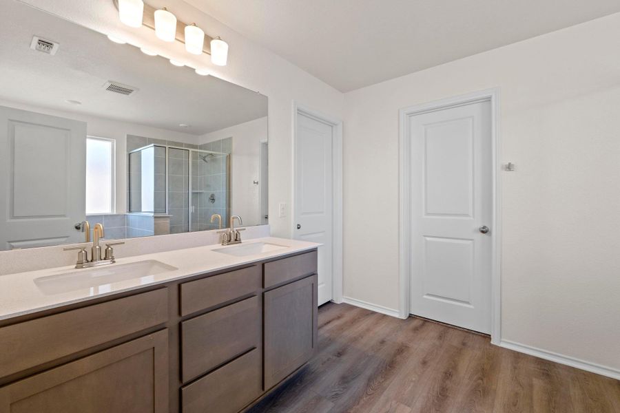 Furnished interior view inside a new home in Salerno - Heritage Collection, Round Rock (Image 9).