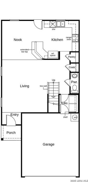 2D floor plan layout of this home in , San Antonio, TX (Image 3).