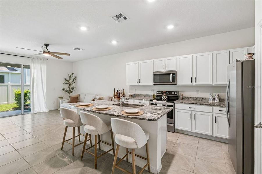 Furnished interior view inside a new home in , Land O' Lakes (Image 15).
