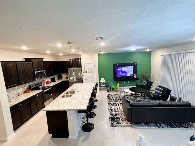 Furnished interior view inside a new home in , Clermont (Image 7). Furnished interior view inside a new home in , Clermont (Image 7).