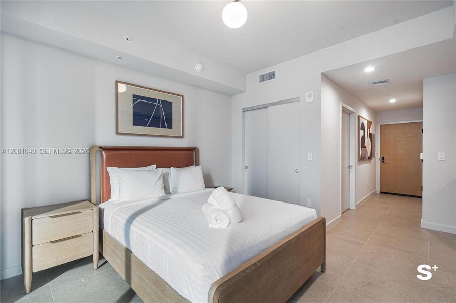 Furnished interior view inside a new home in , Miami (Image 11).