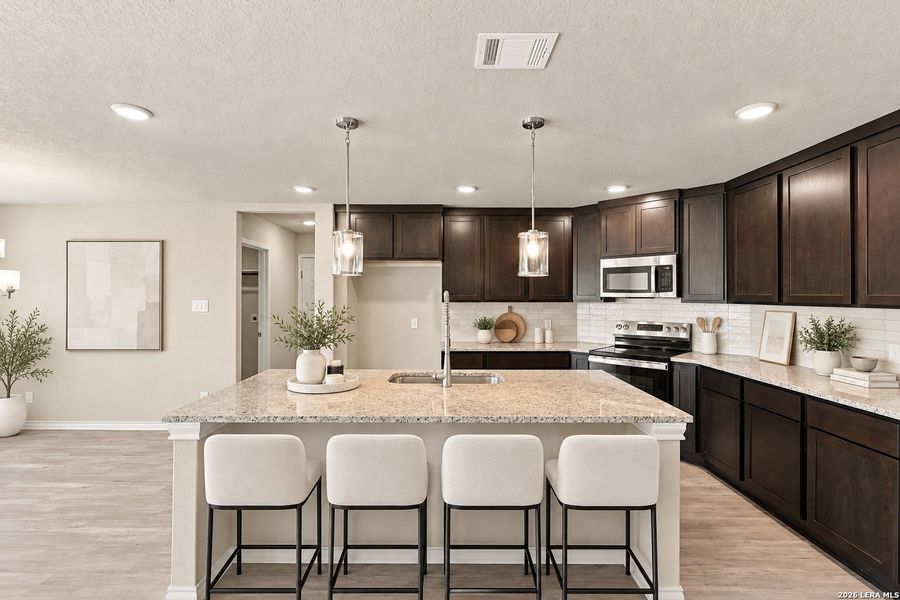 Furnished interior view inside a new home in , Poteet (Image 16).