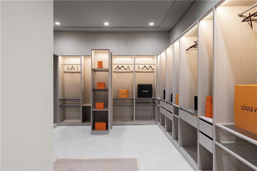 Furnished interior view inside a new home in , Atlanta (Image 63).