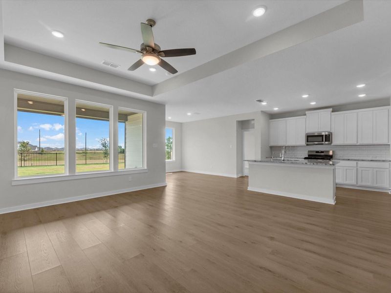 Spacious, unfurnished interior of a new home in Mason Woods, Cypress (Image 18).