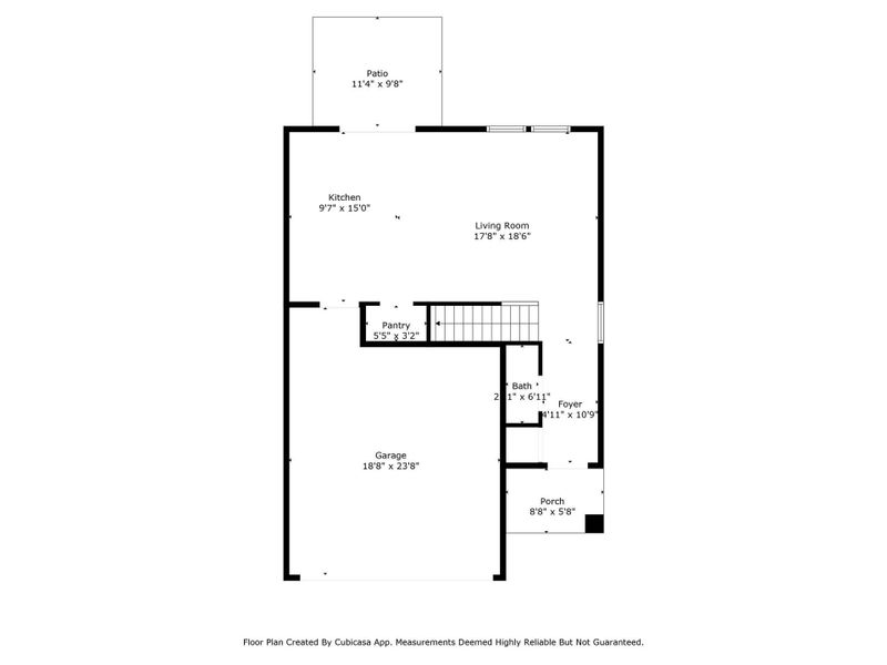 Main floor measurements