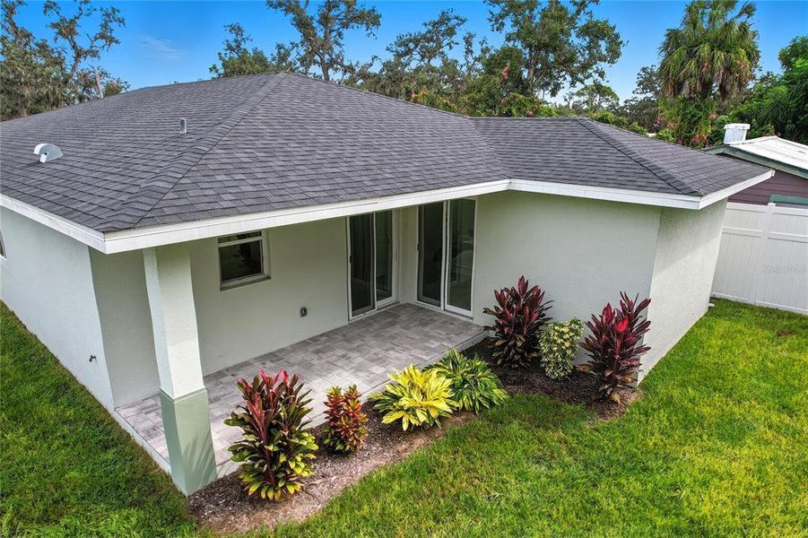 Exterior details and patio area of a home in , Sarasota (Image 22). Exterior details and patio area of a home in , Sarasota (Image 22).