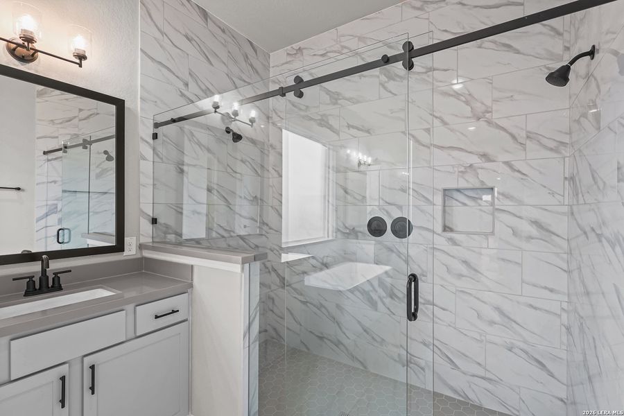 Furnished interior view inside a new home in Homestead, Schertz (Image 11).