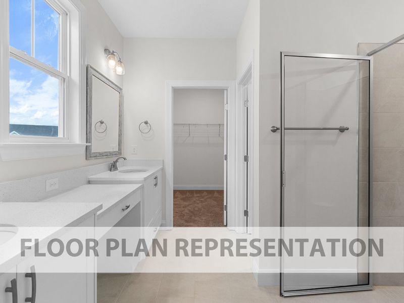 Furnished interior view inside a new home in Sinclair at Crawford Creek, Grovetown (Image 10).