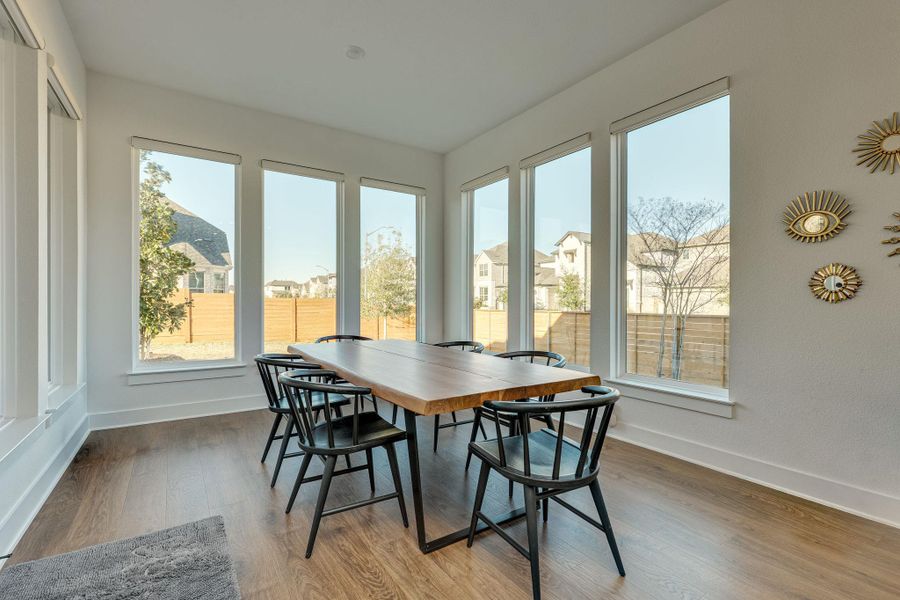 Furnished interior view inside a new home in , Leander (Image 24).