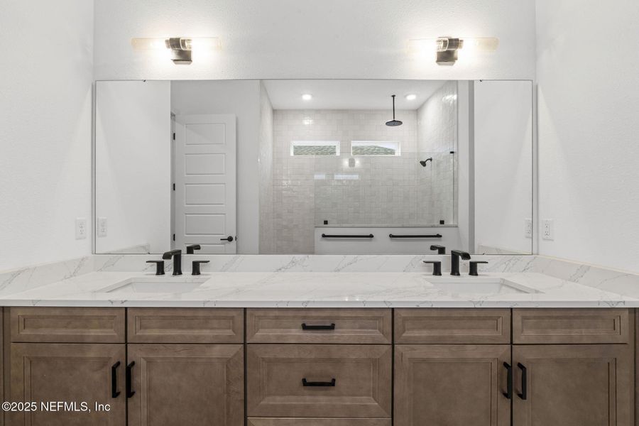 Furnished interior view inside a new home in Seven Pines 50' Rear Entry, Jacksonville (Image 57).